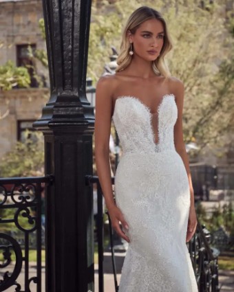 Calla Blanche Henrietta by Calla Blanche #8 Ivory/Ivory with Skin Illusion thumbnail