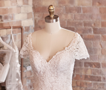 Sottero and Midgley Dublin Cap-sleeves by Sottero & Midgley #0 default Ivory (with natural illusion) thumbnail