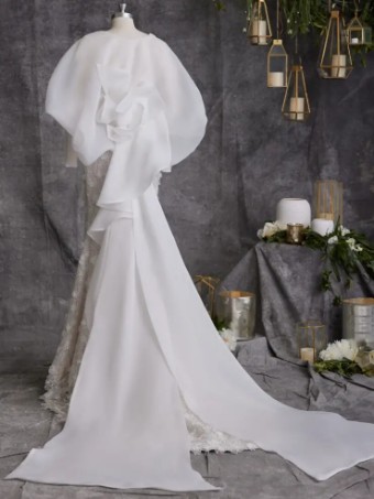 Sottero and Midgley Juliette Jacket by Sottero & Midgley #0 default All Ivory thumbnail