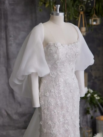 Sottero and Midgley Juliette Jacket by Sottero & Midgley #1 All Ivory thumbnail