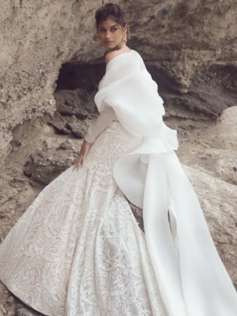 Sottero and Midgley Juliette Jacket by Sottero & Midgley #2 default All Ivory thumbnail