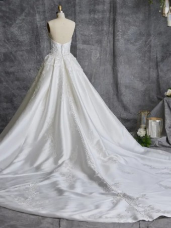 Sottero and Midgley Barcelona Detachable Train by Sottero and Midgley #0 default Ivory/Silver Accent thumbnail