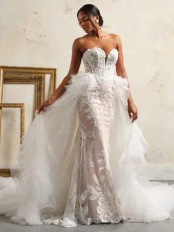 Sottero and Midgley Nyjah Train by Sottero & Midgley #1 default All Ivory thumbnail