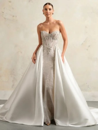Sottero and Midgley Almudena Overskirt by Sottero & Midgley #1 All Ivory thumbnail