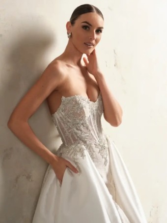 Sottero and Midgley Almudena Overskirt by Sottero & Midgley #2 default All Ivory thumbnail