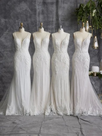 Sottero and Midgley Luella by Sottero & Midgley #5 default Ivory/Pewter Accent over Pearl thumbnail