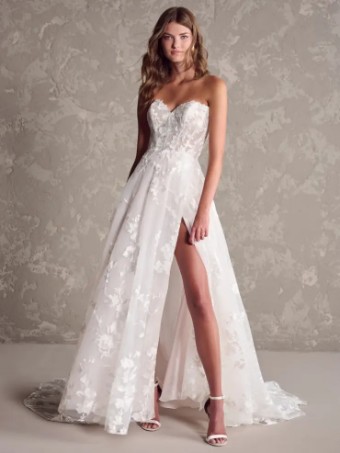 Sottero and Midgley Sutton by Sottero & Midgley #0 default Ivory (with Ivory Illusion) thumbnail
