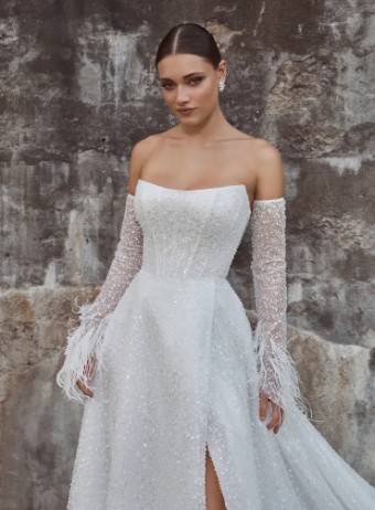 Calla Blanche Hilda Sleeves by Calla Blanche #0 default Ivory thumbnail