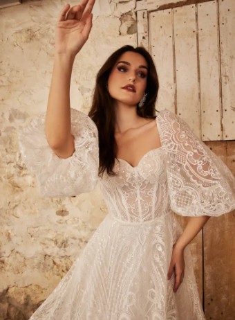 La Perle by Calla Blanche Parvati Sleeves by La Perle #2 default Ivory thumbnail