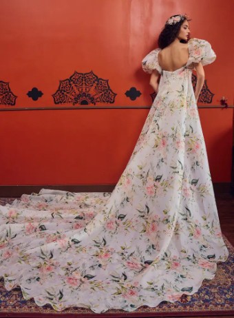 La Perle by Calla Blanche Palermo Cape by La Perle #0 default Floral Print thumbnail