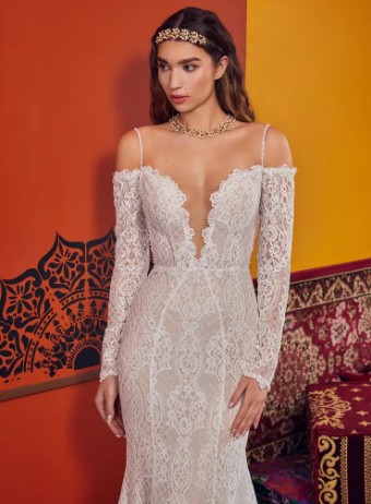 La Perle by Calla Blanche Posey Sleeves by La Perle #0 default Ivory thumbnail