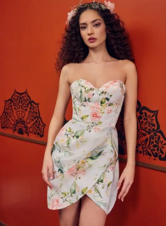 La Perle by Calla Blanche Palermo by La Perle (dress only) #0 default Floral Print thumbnail