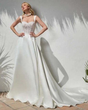 L'Amour by Calla Blanche Colton Overskirt by L'Amour #1 default Ivory thumbnail