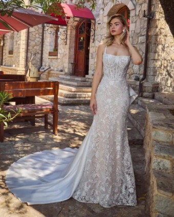 L'Amour by Calla Blanche Cameron Train by L'Amour #2 default Ivory thumbnail