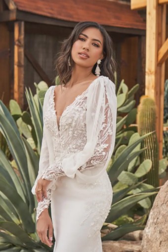 Lillian West Leticia Sleeves by Lillian West #0 default Ivory/Nude thumbnail