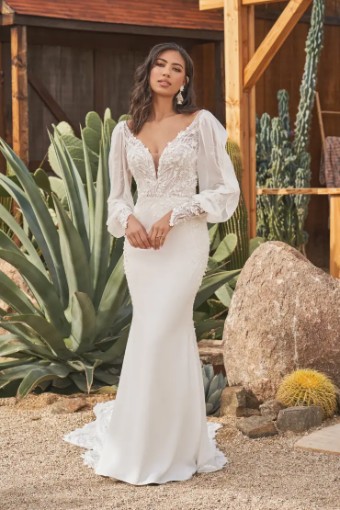 Lillian West Leticia Sleeves by Lillian West #1 Ivory/Nude thumbnail