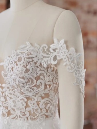 Maggie Sottero Chantal Cap Sleeves by Maggie Sottero #1 default Ivory (with natural illusion) thumbnail