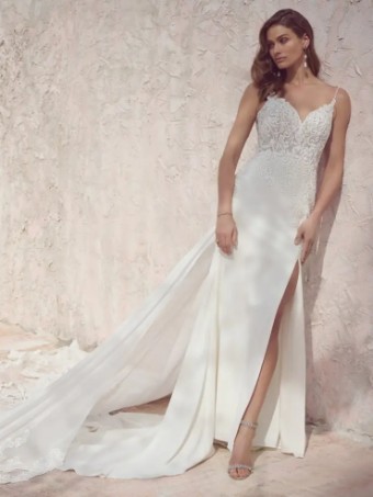Maggie Sottero Fayette Detachable Train by Maggie Sottero #2 default All Ivory thumbnail