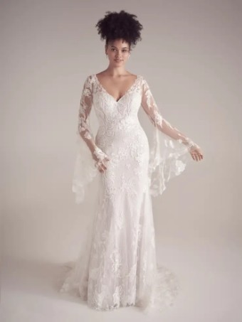 Maggie Sottero Doreen Bell Sleeves by Maggie Sottero #1 default All Ivory thumbnail