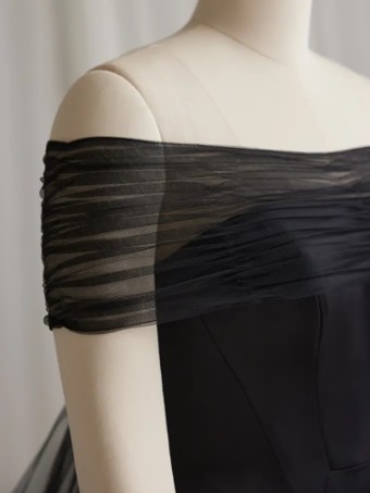 Maggie Sottero Taryn Shoulder Wrap by Maggie Sottero #4 default All Black thumbnail
