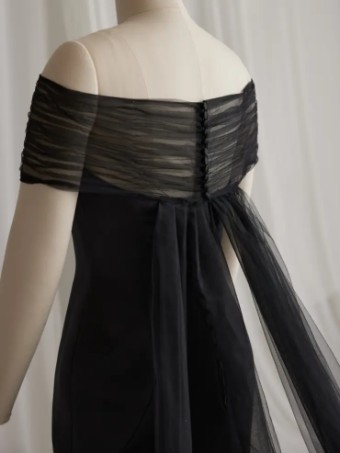 Maggie Sottero Taryn Shoulder Wrap by Maggie Sottero #3 All Black thumbnail