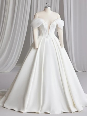 Maggie Sottero Derrick Cap Sleeves by Maggie Sottero #1 default Ivory thumbnail