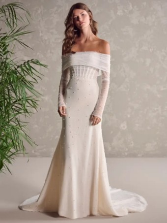 Maggie Sottero Drew Marie Jacket by Maggie Sottero #1 default Ivory thumbnail