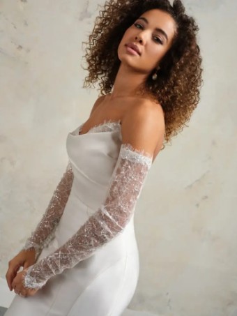 Maggie Sottero Leilani Sleeves by Maggie Sottero #1 default Ivory/Silver Accent thumbnail