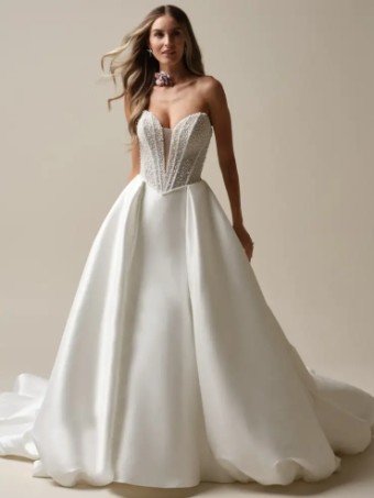 Maggie Sottero Tina Marie Detachable Train by Maggie Sottero #1 default All Ivory thumbnail