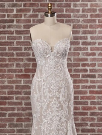 Maggie Sottero Frederique by Maggie Sottero #7 Ivory over Mocha (with natural illusion) thumbnail