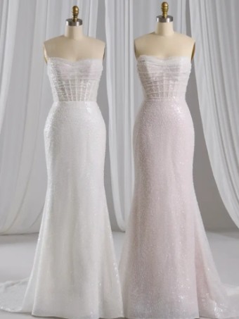 Maggie Sottero Drew by Maggie Sottero (dress only) #4 Ivory (with Ivory Illusion) thumbnail