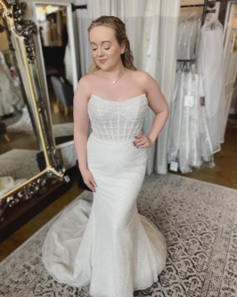 Maggie Sottero Drew by Maggie Sottero (dress only) #1 Ivory (with Ivory Illusion) thumbnail