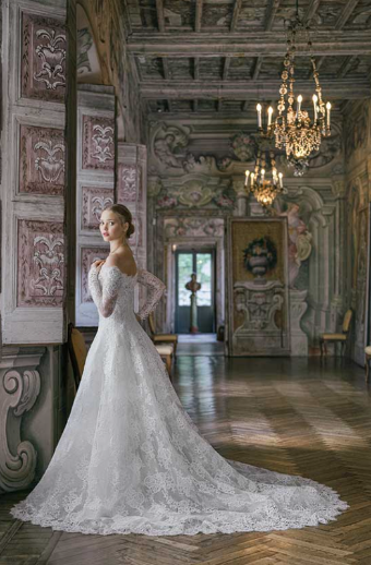 Monique Lhuillier Fleur De Lis by Monique Lhuillier (gown only) #2 default Silk White thumbnail