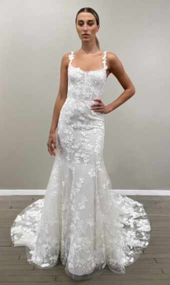 Monique Lhuillier Mae by Monique Lhuillier (Dress Only) #0 default Silk White thumbnail