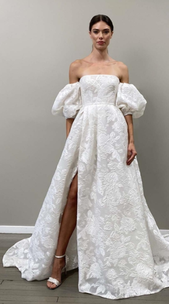 Monique Lhuillier Fernanda by Monique Lhuillier #0 default Silk White thumbnail