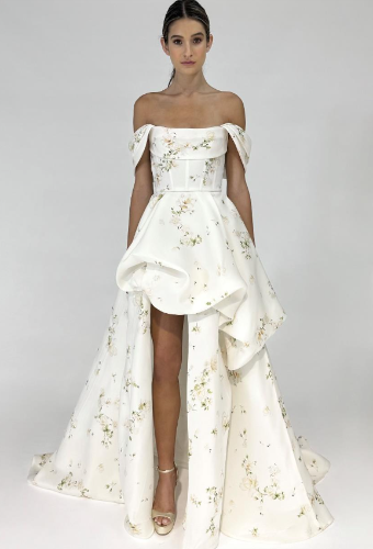 Monique Lhuillier Soleil by Monique Lhuillier #1 Ivory/Multi thumbnail