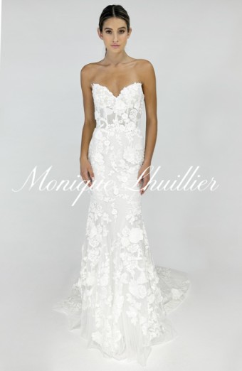 Monique Lhuillier Lola by Monique Lhuillier #3 Silk White thumbnail