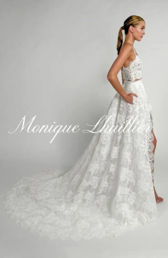 Monique Lhuillier Melrose Skirt by Monique Lhuillier #2 Silk White thumbnail