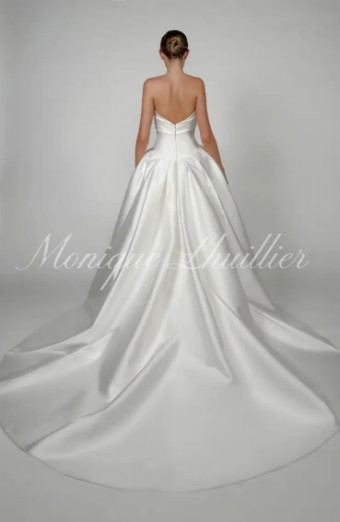 Monique Lhuillier Milan by Monique Lhuillier #3 default Silk White thumbnail