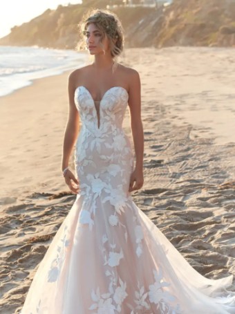 Rebecca Ingram Hattie by Rebecca Ingram #4 All Ivory (gown with Ivory Illusion) thumbnail