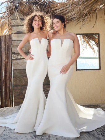 Rebecca Ingram Marsha by Rebecca Ingram #0 default Ivory (gown with Natural Illusion) thumbnail