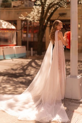 Berta Privée 25-P04 Cape by Berta Privee #0 default Ivory thumbnail
