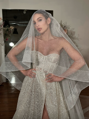 Berta 23-13 Veil by BERTA #2 Ivory thumbnail