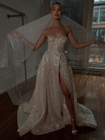 Berta 23-13 Veil by BERTA #1 Ivory thumbnail