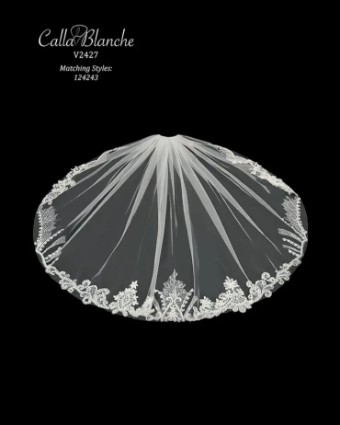Calla Blanche Hawthorne Veil by Calla Blanche #0 default Ivory thumbnail