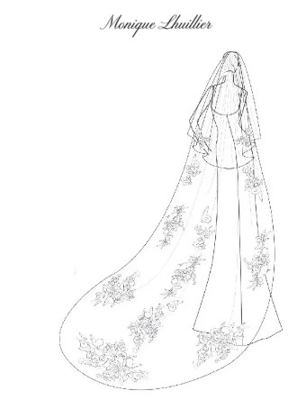 Monique Lhuillier Maeve Veil by Monique Lhuillier #0 default Silk White thumbnail