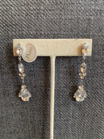 Paris by Deborah Moorland Robin's Stella Earrings - Paris by Debra Moreland #0 default Silver/Clear thumbnail
