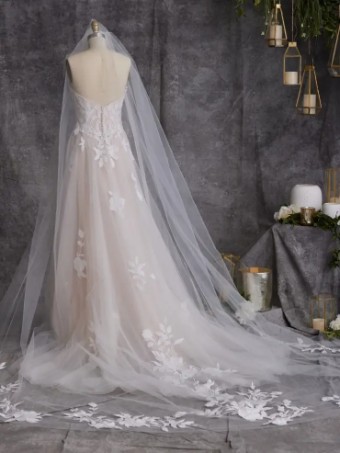 Rebecca Ingram Hattie Veil by Rebecca Ingram #3 All Ivory thumbnail