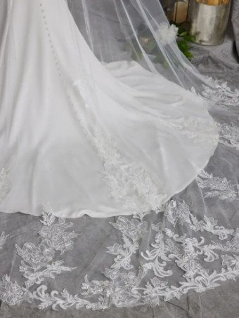 Rebecca Ingram Joyce Veil by Rebecca Ingram #0 default All Ivory thumbnail