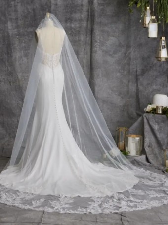 Rebecca Ingram Joyce Veil by Rebecca Ingram #1 All Ivory thumbnail